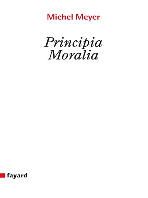 cover image of Principia moralia